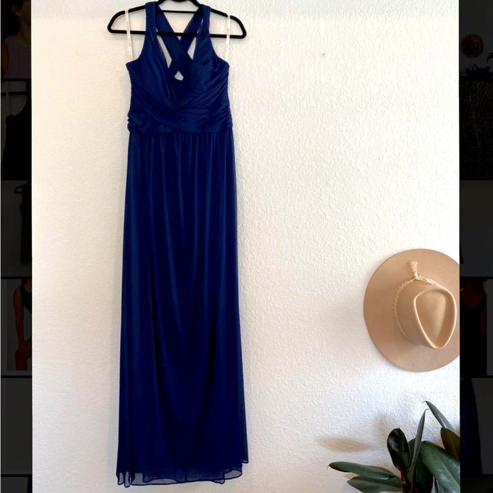 Blue Full Length Formal Gown